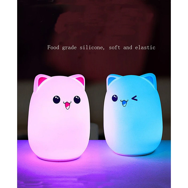 2020 Amazon top sellers USB remote control bed sensor light silicone pat night light for baby for feeding