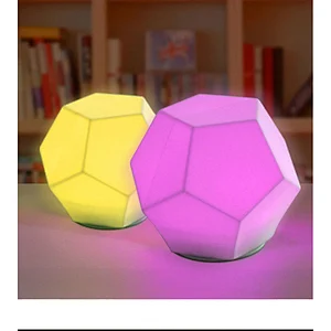 2020 Amazon top sellers Christmas Gifts colorful geometric silicone night light charging  for baby for sleeping