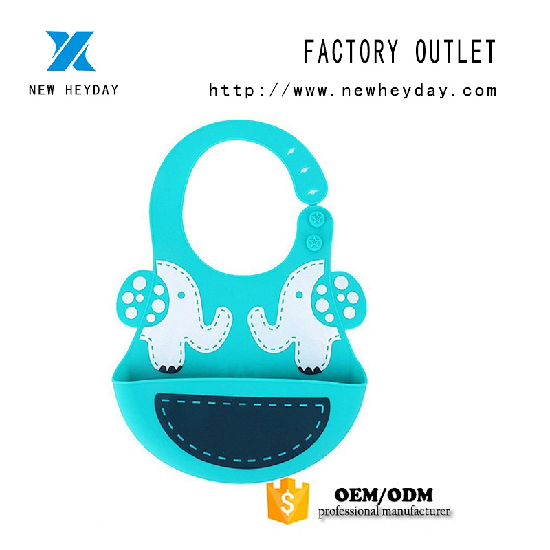 oem baby bibs Foldable Waterproof Food Grade Silicone baby fashion bibs