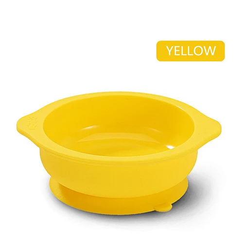 Colorful food grade silicone baby feeding bowl