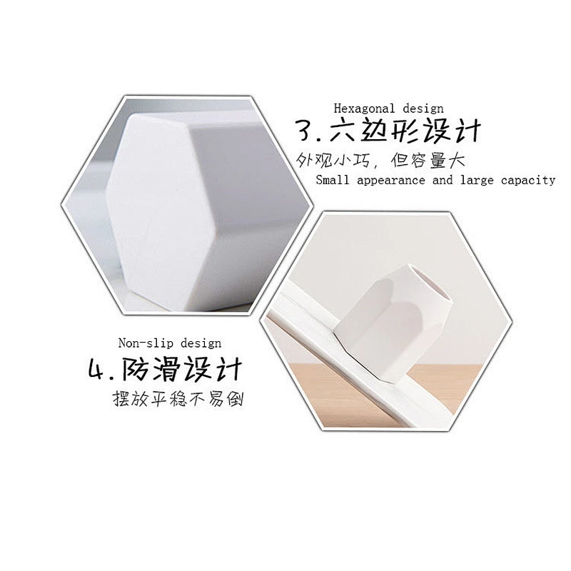 Amazon top sellers eco friendly large capacity silicone  pen container makeup brush storage box for school or daily use