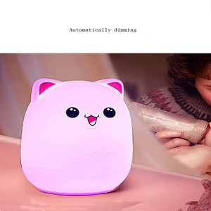 2020 Amazon top sellers USB remote control bed sensor light silicone pat night light for baby for feeding