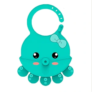 Reusable BPA Free Washable Baby Silicone Bib Heat Resistant For Restaurant