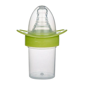 Compact environmental protection anti-flatulence silicone baby bottle