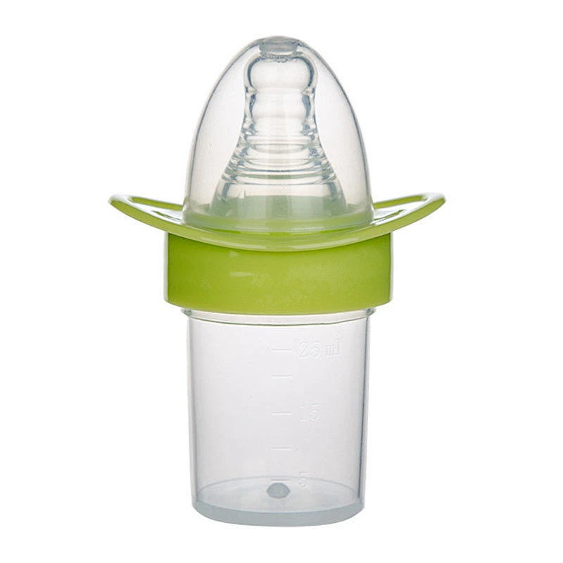 Compact environmental protection anti-flatulence silicone baby bottle