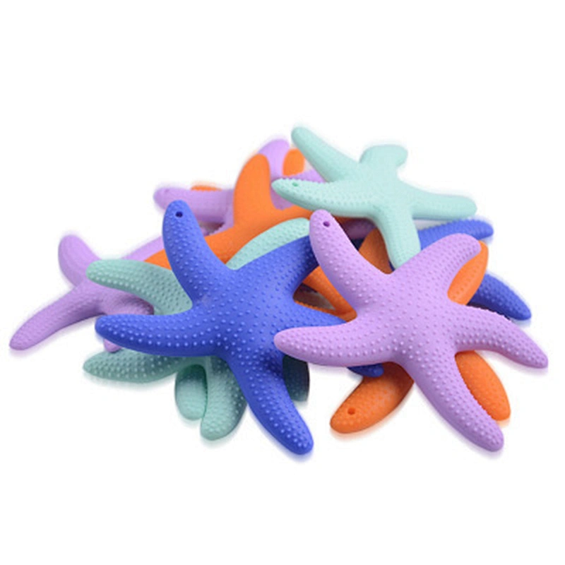 Low price Chewable Teethers Baby Teething Necklace Bib With Teether Silicone factory direct sale