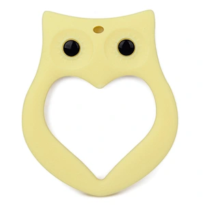 custom Food grade  silicone owl soft toy  teether CPC certification