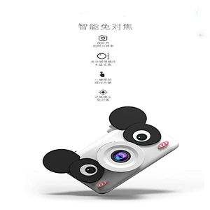 Amazon hot seller  high quality children's cartoon  silicone digital camera for travel or outdoor activity