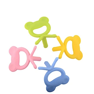 wholesale silicone teether bpa free baby toy high quality with low price