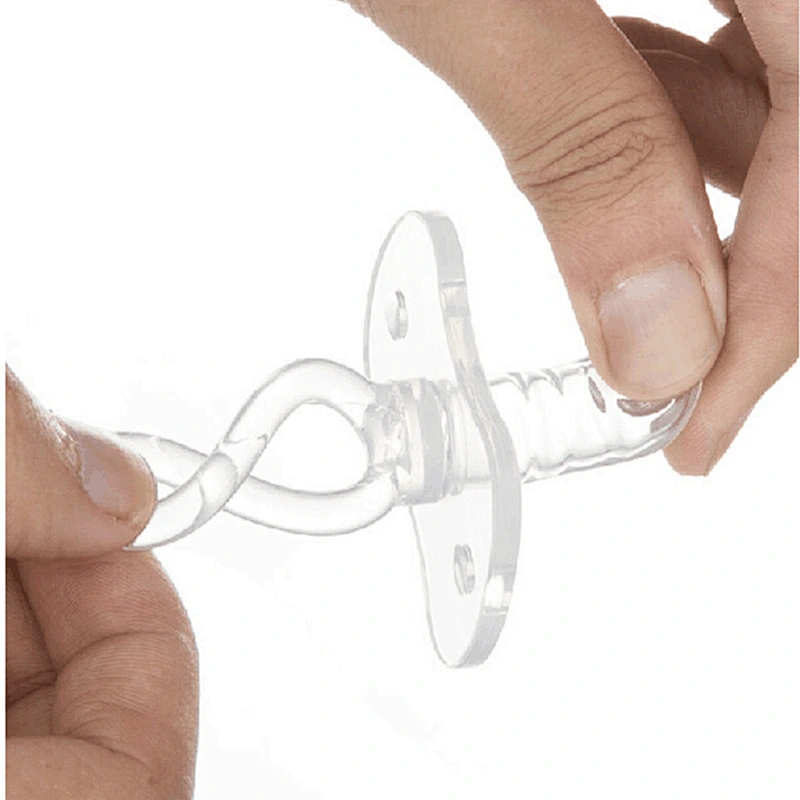 Newborn Kids Baby Infant  Pacifier toy Silicone Teat Nipple Soother  bibs pacifier factory custom