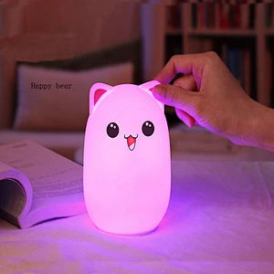 2020 Amazon top sellers USB remote control bed sensor light silicone pat night light for baby for feeding