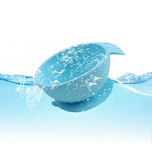 safe foldable non-deformable Non-slip bowl baby bowl spoon set for baby for feeding