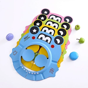 Eco friendly non toxic baby bath cap baby silicone adjustable shower shampoo cap