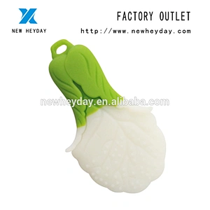 3d Silicone Safty Baby Teethers vegetable  chinese silicone molds cabbage teether