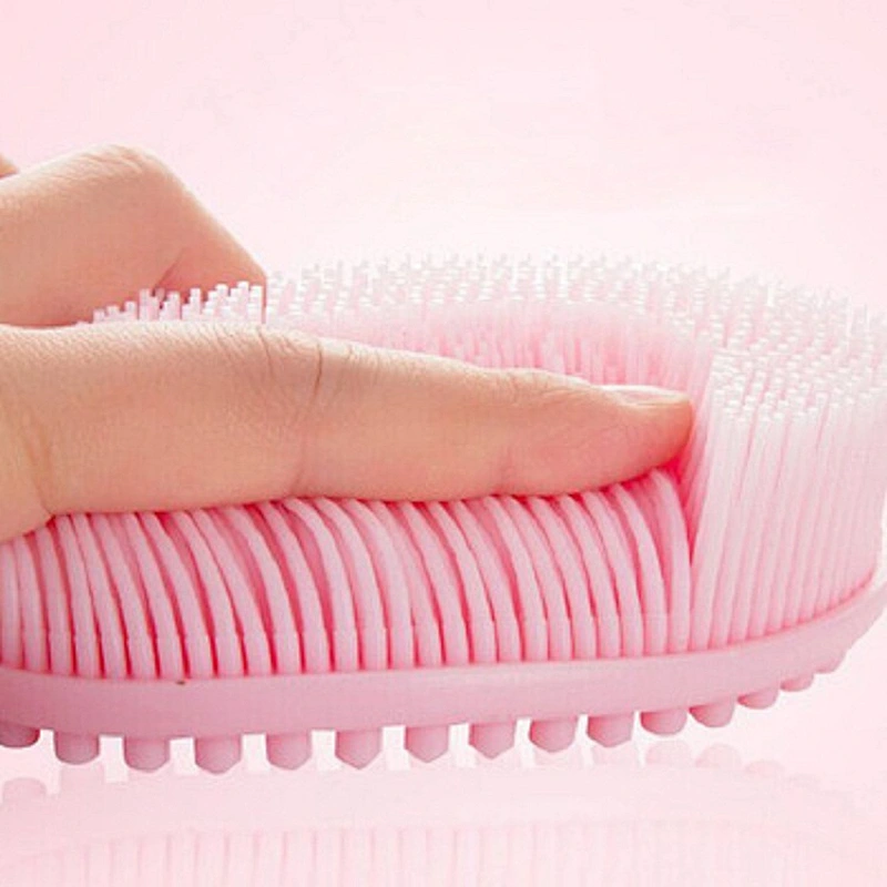 Silicone baby bath food safe custom printed washing brush