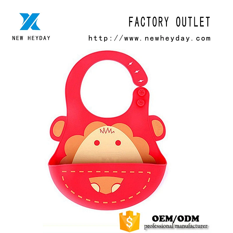 oem baby bibs Foldable Waterproof Food Grade Silicone baby fashion bibs