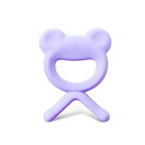 Custom color baby toy teething soft water drop shaped silicone teether mold making supplies