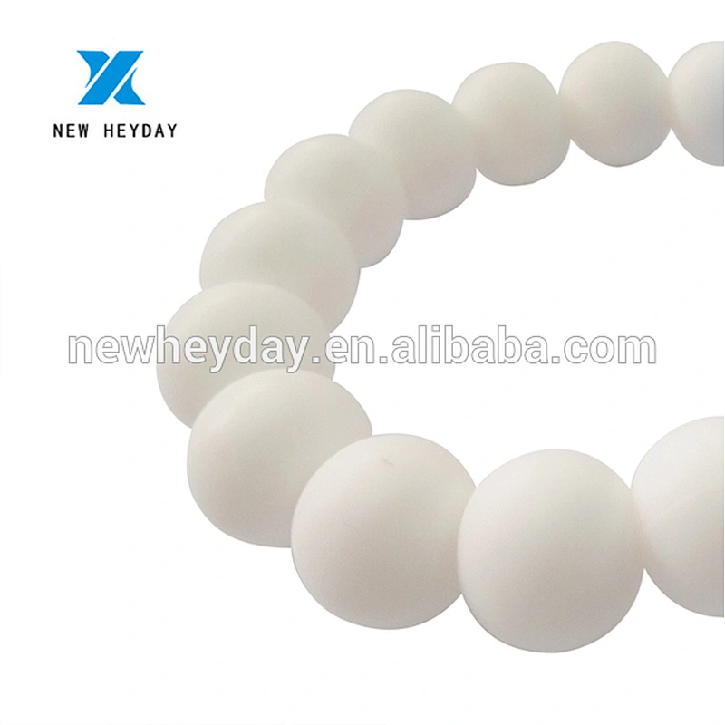 factory custom baby   silicone teether beads Food Grade  silicone teething beads bulk