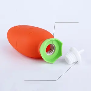 2020 Amazon top sellers waterproof and explosion-proof shape cute carrot hot water bottle for baby amd mother for keeping warm