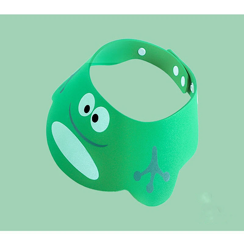 Eco-friendly durable waterproof cute EVA baby shower cap  sunhat for bathing or outdoor activity