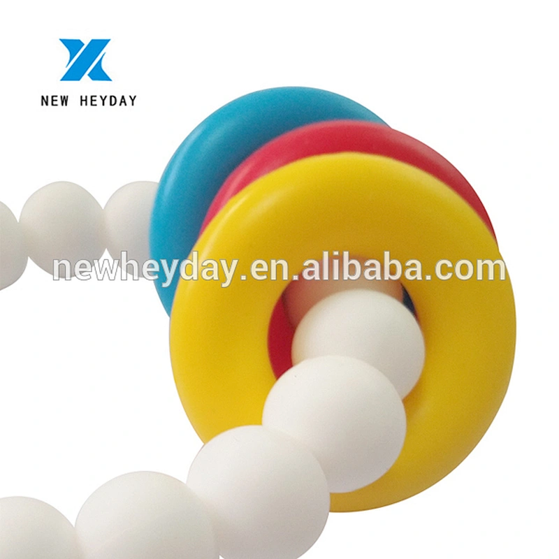 factory custom baby   silicone teether beads Food Grade  silicone teething beads bulk
