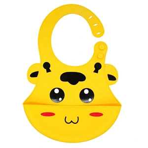 Hot sale waterproof 100%  food grade silicone baby bibs