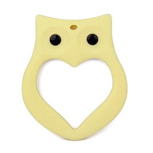 Custom food grade popular style bpa free silicone soft toy teether