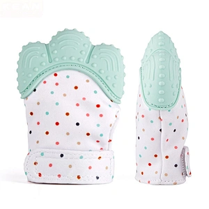 Factory Direct Sales baby teething mitten gloves glove breathable with price