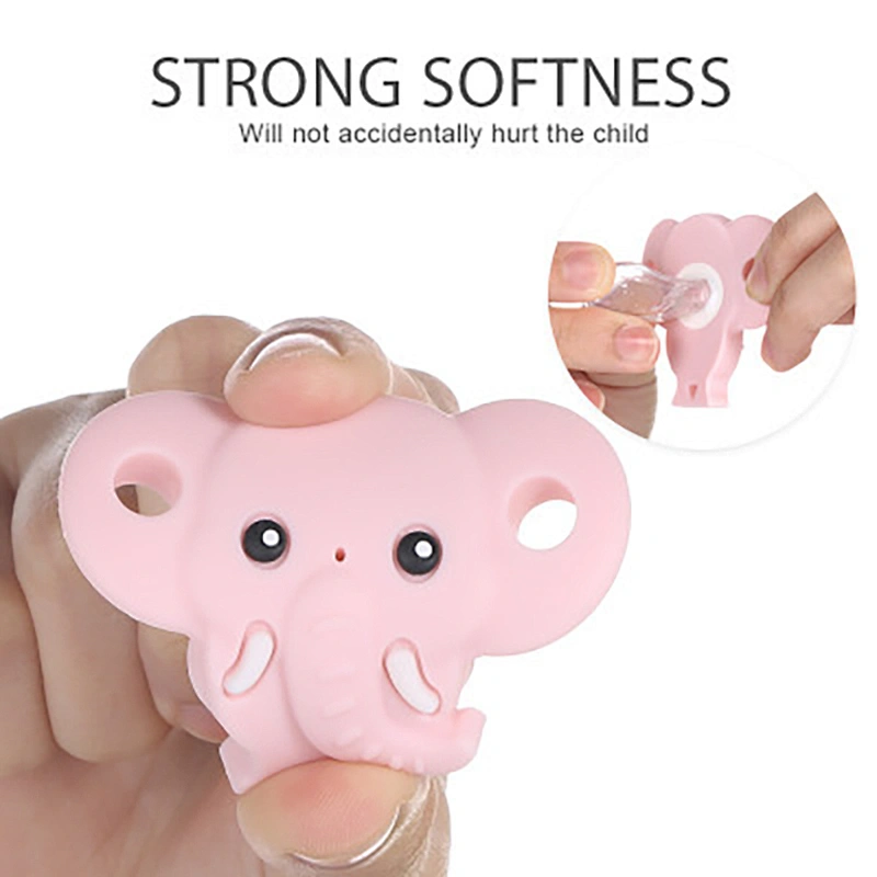 Hot selling colored silicone pacifier nipple baby bag Connector compatible