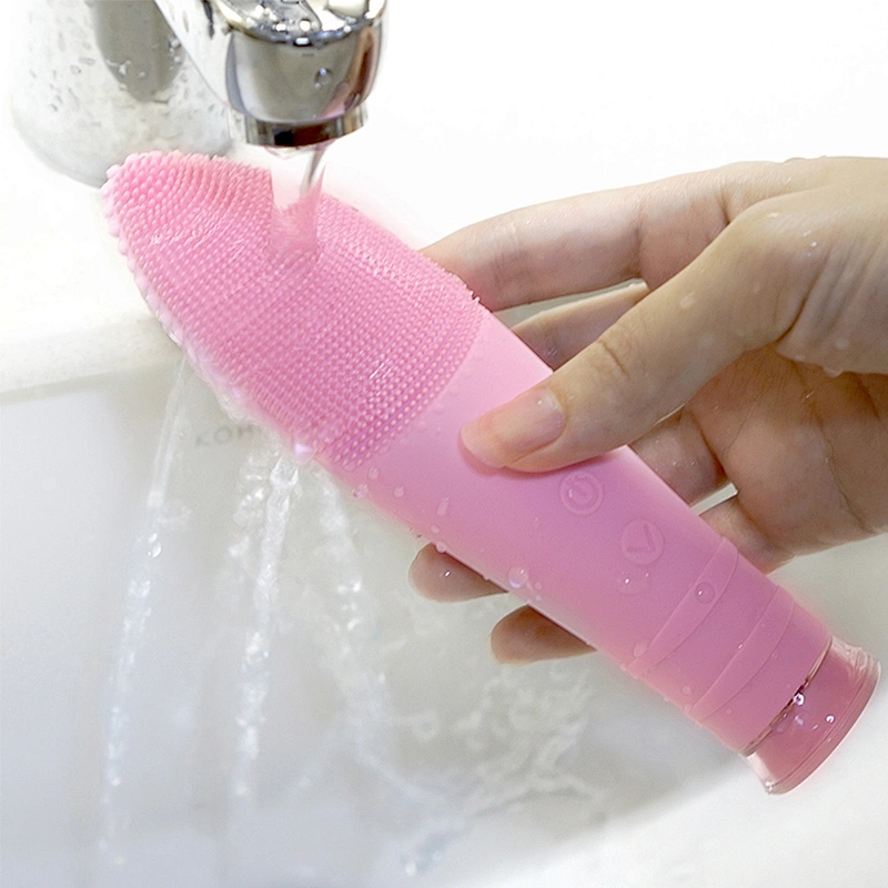 Silicone Electric Face Cleansing Brush Facial Skin facial cleansing brush  Remover Massage Tool Adult Baby