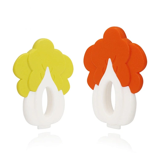BPA FREE Funny cute safe food-grade silicone vegetable baby teether for Baby for feeding