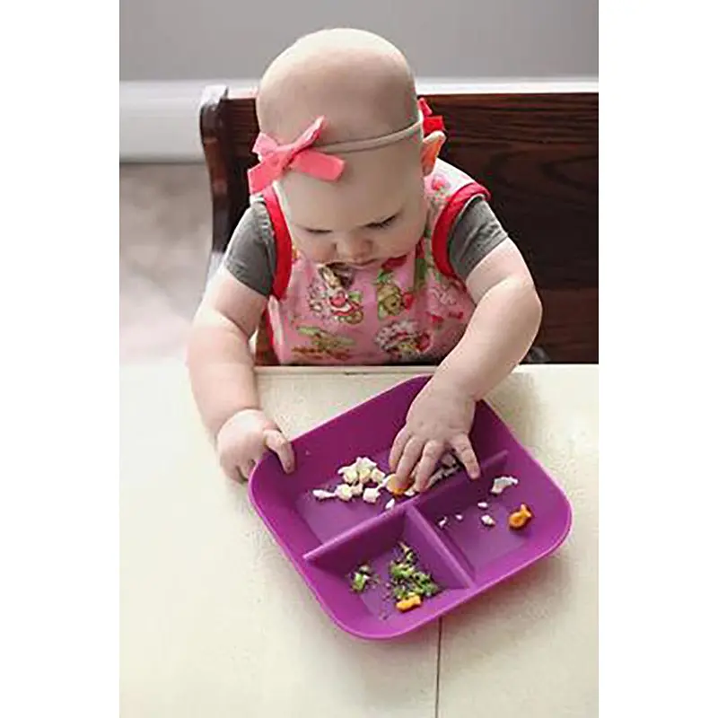 China Factory Seller silicone baby bowls dishes plate for toddlers Direct Price