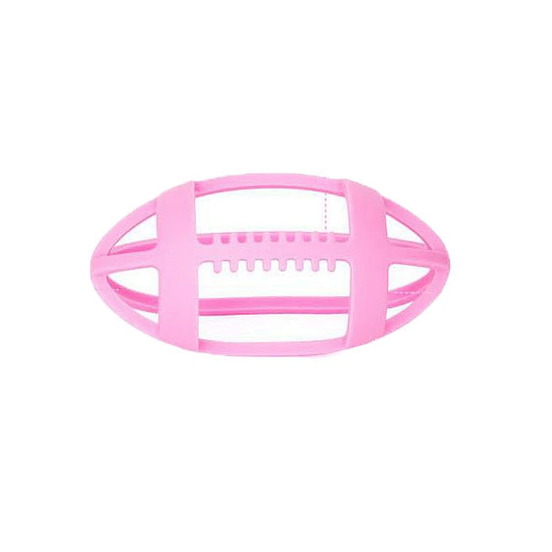 Washable funny baby training teether silicone Football Rugby teether