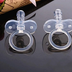 Newborn Kids Baby Infant  Pacifier toy Silicone Teat Nipple Soother  bibs pacifier factory custom