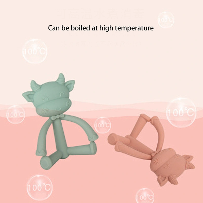 Chinese factory teether usage soft silicone baby toys at the Wholesale Price