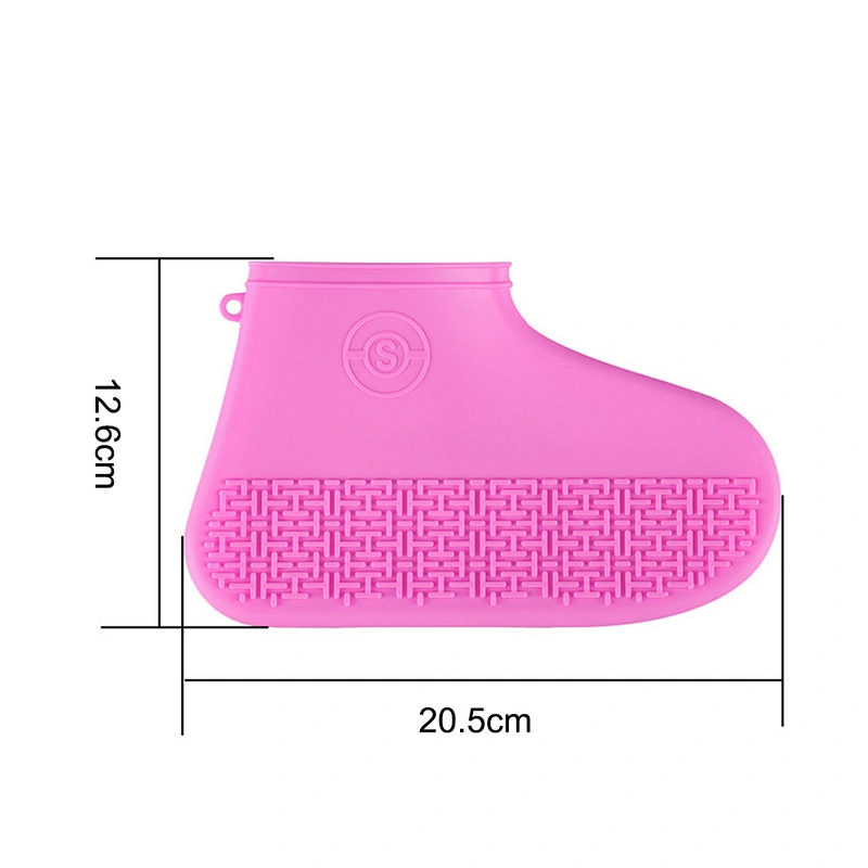 Integrated  non-slip waterproof  folding comfortable silicone shoe cover for mothers or pregnant women for walking in the rain