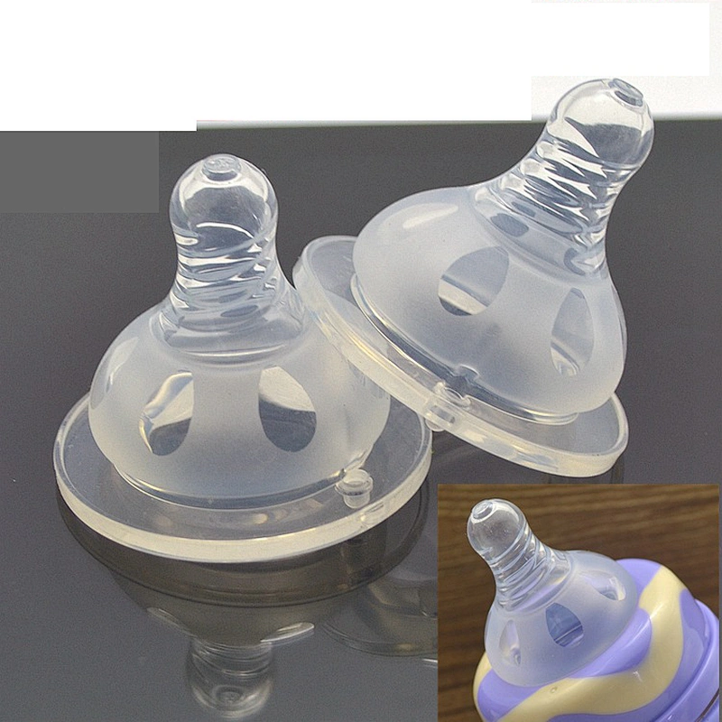 quality wide mouth universal  cute Thread  frost super soft simulation Silicone pacifier  Silicone nipple feeding pacifier case