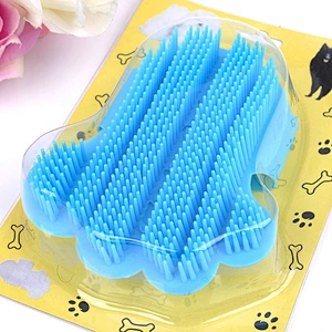 new design makeup brush  silicone  glove massage   pet glove brush