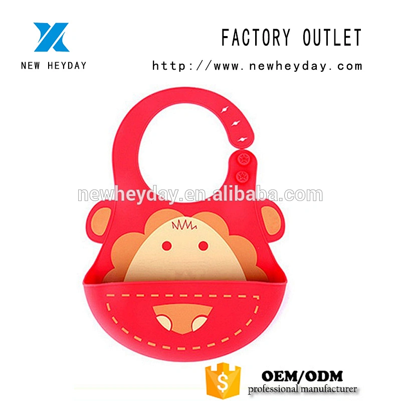 Custom Wholesale cute Silicone Baby Bibs with Pocket Toddler, Comfortable and Adjustable Soft Feeding Bibs Color