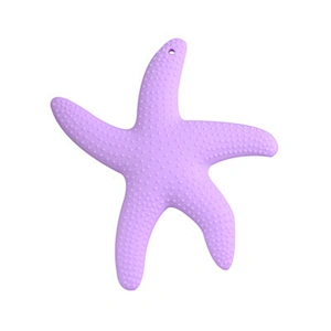 Food Grade OEM Custom Baby Starfish Teether Toy