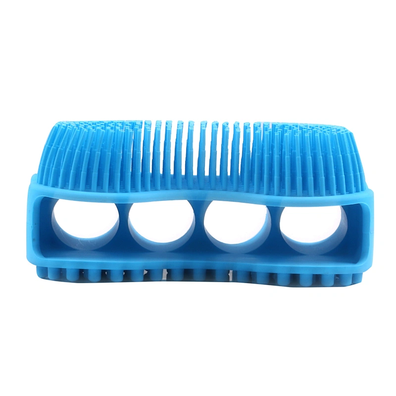 Silicone waterproof body exfoliating scalp massager bath brush
