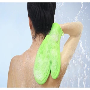 Soft Silicone Body Cleansing glove Brush Shower  Skin Massage brush Bath Glove, Fit for Sensitive and All Kinds of Skin