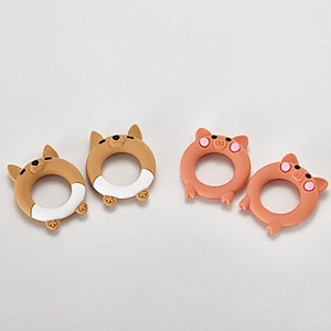 OEM Factory teether clip silicone wholesale baby fruit with cheapest price