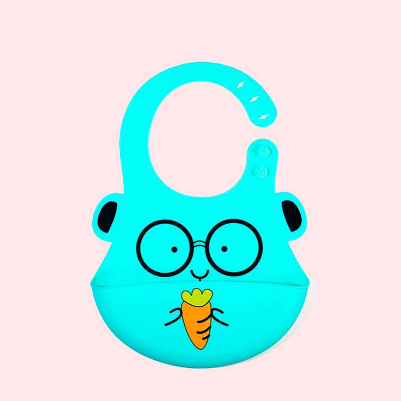 HOT SALE Food grade waterproof custom silicone baby bib