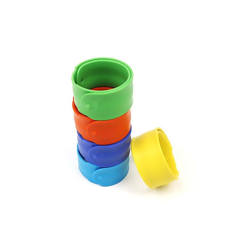 Amazon top sellers diverse colors Silicone bracelet pat ring children's tape measure wrist band bracelet toy for baby