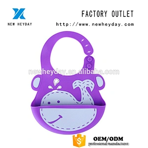 Custom Wholesale cute Silicone Baby Bibs with Pocket Toddler, Comfortable and Adjustable Soft Feeding Bibs Color
