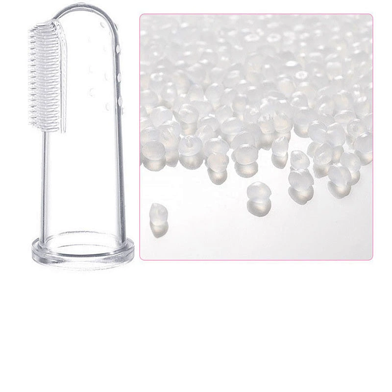 2020 Amazon top sellers soft  safe BPA free baby liquid silicone toothbrush for baby for Caring for baby teeth