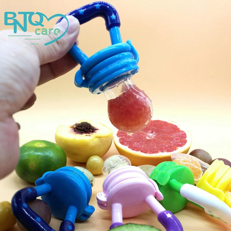 China Supplier New Design High Quality silicone baby fruit juice feeder  feeding pacifier