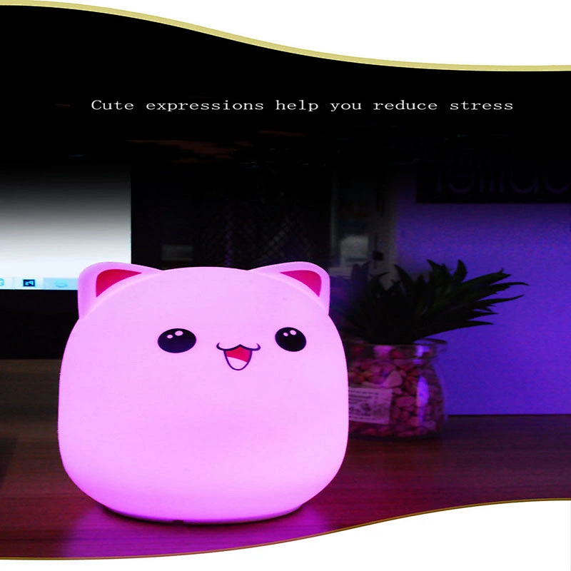 2020 Amazon top sellers USB remote control bed sensor light silicone pat night light for baby for feeding