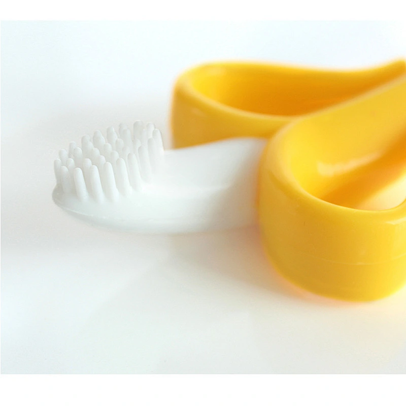 Baby Finger Silicone Banana toothbrush Infant Training Teether